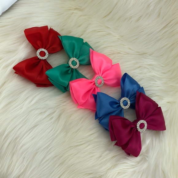 DISNEY PRINCESS HAIRBOW WITH BUCKLE RHINESTONE ALLIGATOR HAIRCLIP - Picture 3 of 4